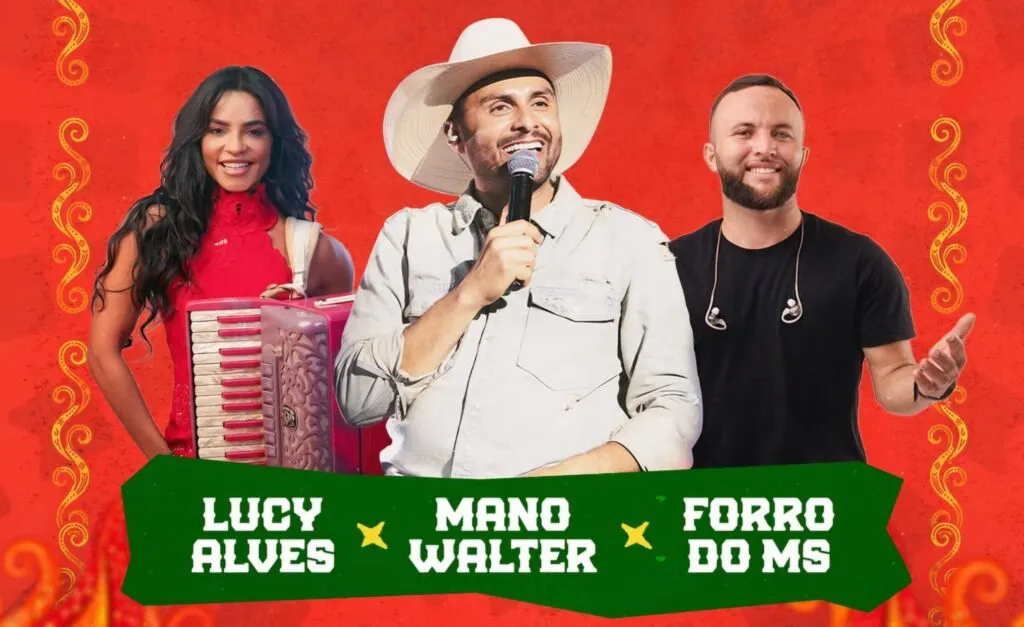 São Pedro Tradição 2026 acontece neste sábado em São José dos Cordeiros com Lucy Alves e Mano Walter